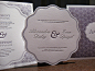 Letterpress Wedding - Dolce Invitation