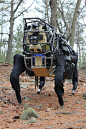 DARPA's Legged Squad Support System &#;40LS3&#41; - to help soldiers carry equipment. (Looks vaguely disturbing...): 