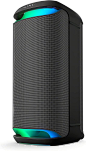 Sony SRS-XV800 X-Series Wireless Portable Bluetooth Karaoke Party Speaker IPX4 Splash-Resistant with 25 Hour-Battery, Built-in Handle and Wheels, Omnidirectional Sound, and Ambient Lights - New