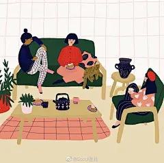 萌，可爱，人物，q版，插画，手绘，头像，小清新，壁纸，qq微信