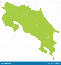 哥斯达黎加 哥斯达黎加矢量图侧面影像地图 向量例证. 插画 包括有 坚固性, 中央, 海岸线, 密林, 加勒比 - 166995442