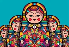 大胆配色却不花哨 Van Orton 插画作品欣赏 | 设计达人