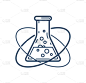 化学,科学,化学制品,符号,计算机图标,原子,矢量,实验室,直的,研究