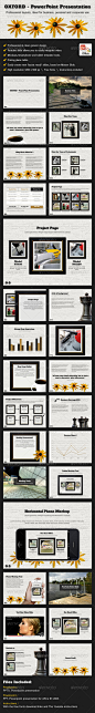 Oxford - PowerPoint Presentation For General Use - Business Powerpoint Templates #PPT#