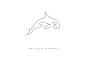 One line - Animals : Set of animal logos / icons made in one line.