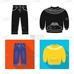 分离着色,外衣,时尚,图标,人造物,衣服,男孩,可爱的,毛衣,收集