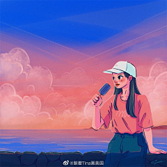 山茶♡June采集到插画