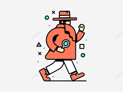 哒小可爱采集到行走的人素材
