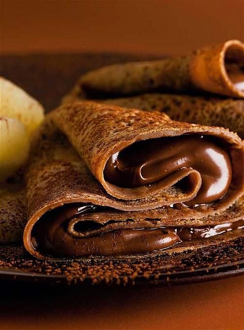 Chocolate crêpes