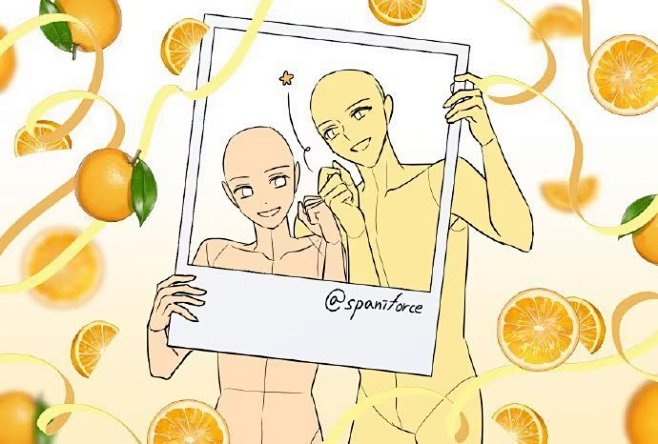 #绘画素材# 双人/多人构图参考