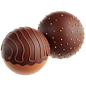 PNG素材：巧克力球