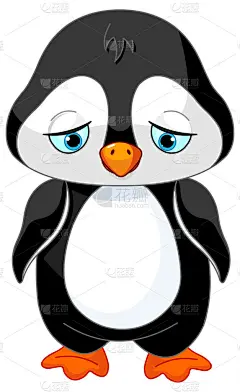 伤心的小企鹅
