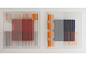 BLANCA MORALES "Frequency Series" 2015 19.7" x 19.7" x 4" (50 x 50 x 10 cm) Silkscreen printing on acrylic, ink, vinyl. Pair. $3,050.00