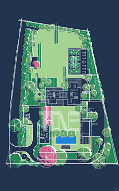 每日园林采集到01-景观平面图-Plan