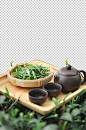 春茶嫩芽茶叶茶文化茶道PNG免抠摄影图-众图网