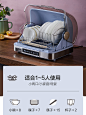 小熊消毒柜家用小型筷子消毒机台式桌面餐具碗筷消毒烘干机碗柜-tmall.com天猫