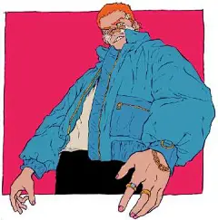 知名动漫的社会人形象，你认得出哪一个 

插画适当的画出框外，是很常见的手法，可增强画面层次感及空间感哦。

IG：ore_ore_ore_  #优设每日灵感# ​​​​