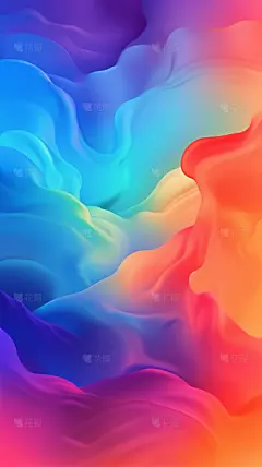 简约彩色渐变背景