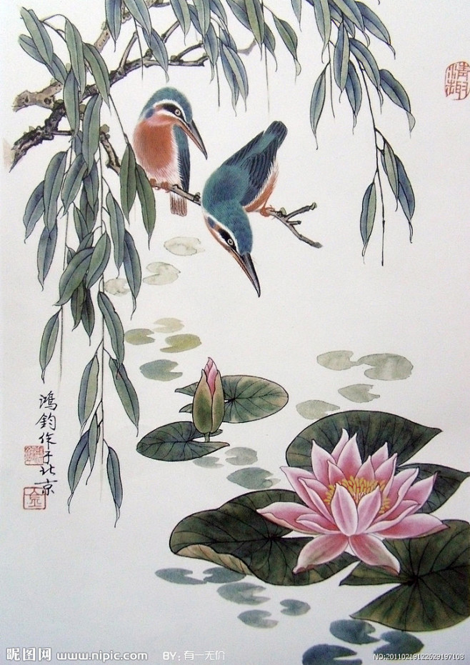 国画山水花鸟