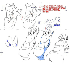晓雨子琦采集到服饰褶皱