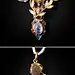 #独角鹿Antique# 1850年代的胸针奢华大气，黄金工艺极为细致，又拥有高贵的古典美感。纯金珐琅彩戒指精致独特，经典橄榄枝饱含美好寓意。“恋人之石”镶嵌于古董十字架吊坠上，与珍珠项链一同泛出浪漫光泽。这些精致珠宝如同风格各异的女性，散发不同韵味，却同样高雅迷人，有意请询w_x：dujiaolu7 ​​​​