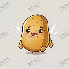可爱的土豆插画高清 【酷图网】卡通土豆,马铃薯卡通,小土豆,马铃薯小子,薯片,可爱的土豆,卡通蔬菜,美味土豆,土豆丝,薯条