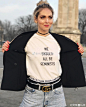 香港代购 Dior 迪奥 2017早春款 女权主义 字母 T恤 短袖 走秀款-淘宝网