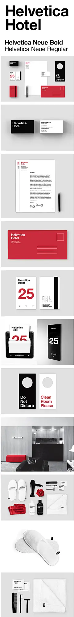 Helvetica Hotel酒店品牌VI设计_品牌设计_DESIGN³设计@设计时代网 #设计#