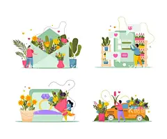 花朵  - 源文件下载【酷图网】玫瑰花,矢量玫瑰花,卡通玫瑰花,手绘玫瑰花,玫瑰花插画,粉色玫瑰花,花朵,矢量花朵,卡通花朵,手绘花朵,花朵插画,花卉,矢量花卉,卡通花卉,手绘花卉,花卉插画,花瓣,唯美,装饰花朵,扁平化花朵,植物绿化,扁平化花卉,人物,扁平化人物,生活人物,生活场景,送花,种植花朵,信封,花店,花盆,花瓶,插花,