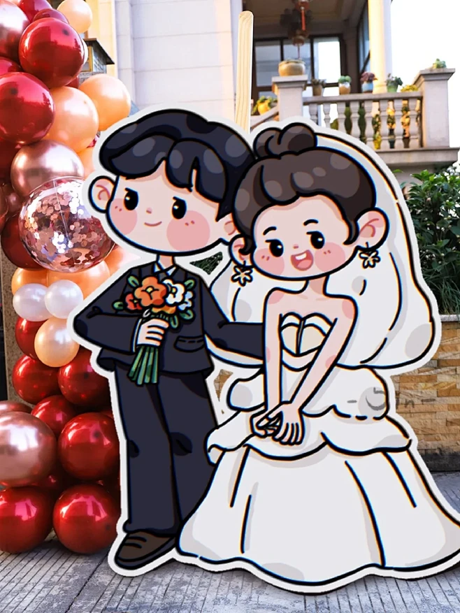 婚礼迎宾立牌