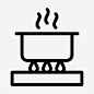 煮沸燃烧器烹饪 UI图标 设计图片 免费下载 页面网页 平面电商 创意素材