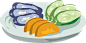 手绘卡通可爱食物日式饭面条汉堡天妇罗烤肉火锅免抠PNG图案素材 (8)