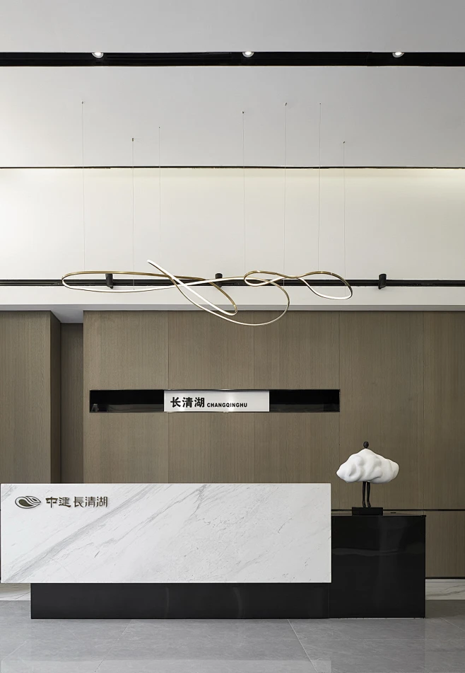 简·粹丨中建集团长清湖营销中心设计-室内设计-拓者设计吧图片_前台图片素材-花瓣网