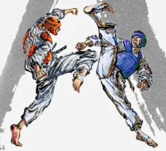 漫画摔跤插图免抠素材_新图网 https://ixintu.com 体育运动 插图 摔跤 漫画