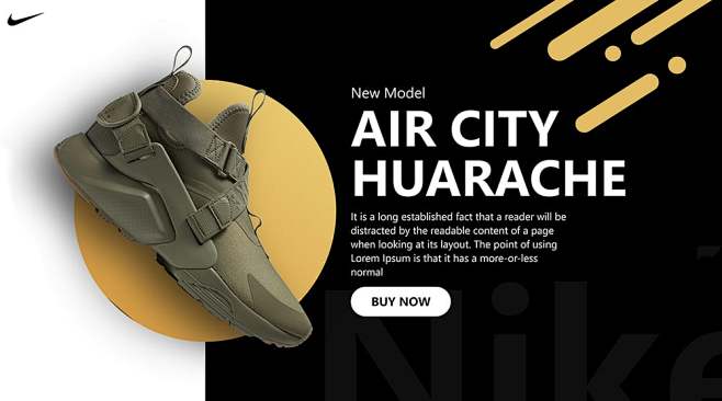 18个Nike品牌产品Banner设计！...
