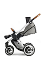 Amazon.com : Mutsy Evo Urban Nomad Stroller, Silver Chassis, Light Grey : Baby