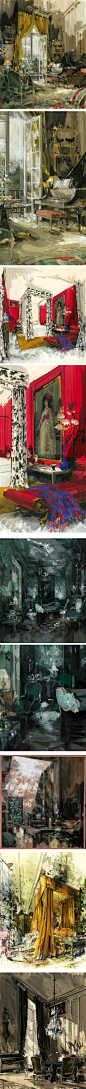 画师：Jeremiah Goodman | 室内设计手绘大师