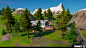 Fortnite Forests, Martin Holmberg : When Epic decided to make a new map for Fortnite, I was tasked with making the new foliage. I worked closely with Paul Mader, Antoine Guilbaud as well as several other tech artists in developing a new pipeline for makin