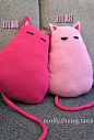 【魔魔】手工原创懒猫猫抱枕超可爱表情毛绒玩具多色可定制囧脸