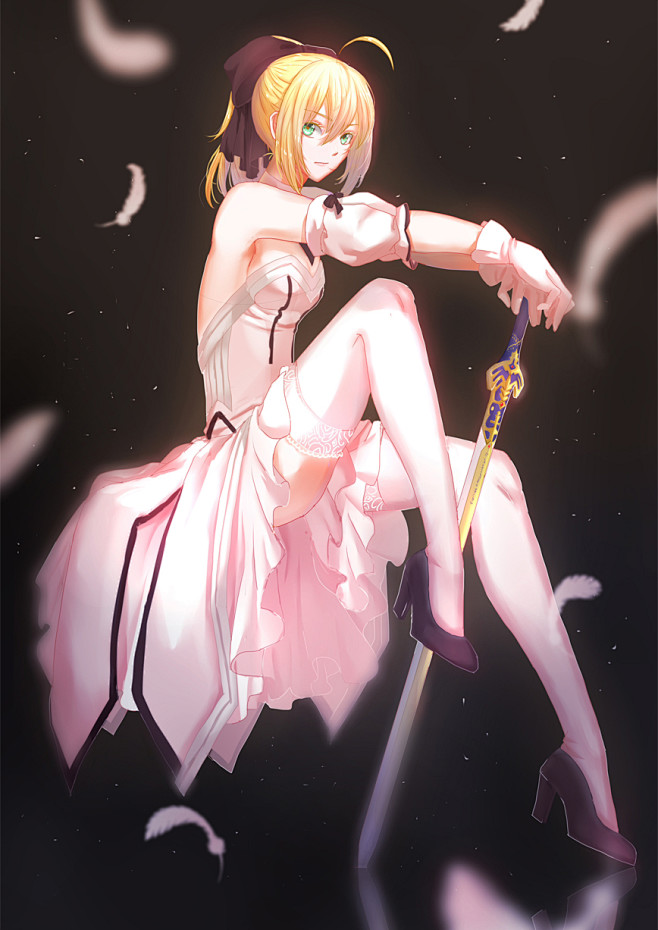 fateseriesfatestaynightsabersaberlilymitsukihanapixiv