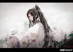 仟茜匀韵采集到二哈和他的白猫师尊（皓衣行）同人插画 漫画