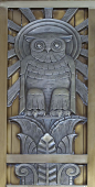 Art Deco Owl door | Doors & Entryways