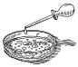 Pipette Drop Petri Dish Drawing