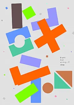 张松_对与错_中国_优秀作品 – IPBP 南京国际和平海报双年展