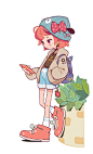 玩手机女生参考