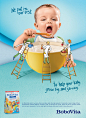 BoboVita prints : Print campaign made for baby food brand BoboVita.