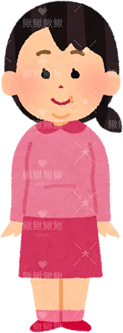 胖乎乎的孩子himan_pocchari04_youngwoman男孩女孩子儿童表情包动作姿势贴纸扁平儿童插画元素卡通免扣png图片素材