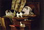Henriette Ronner Knip 手绘插画欣赏 艺术 猫 狗 油画 插画 手绘 宠物 可爱 传统艺术 传统绘画 