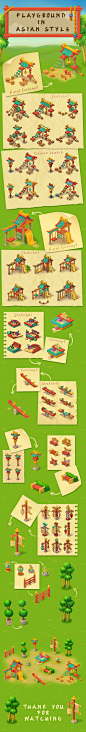 Playground in asian style