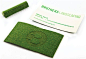 Canadian landscaper’s business card. Repinned by www.strobl-kriegner.com #business #card #corporate #creative #design